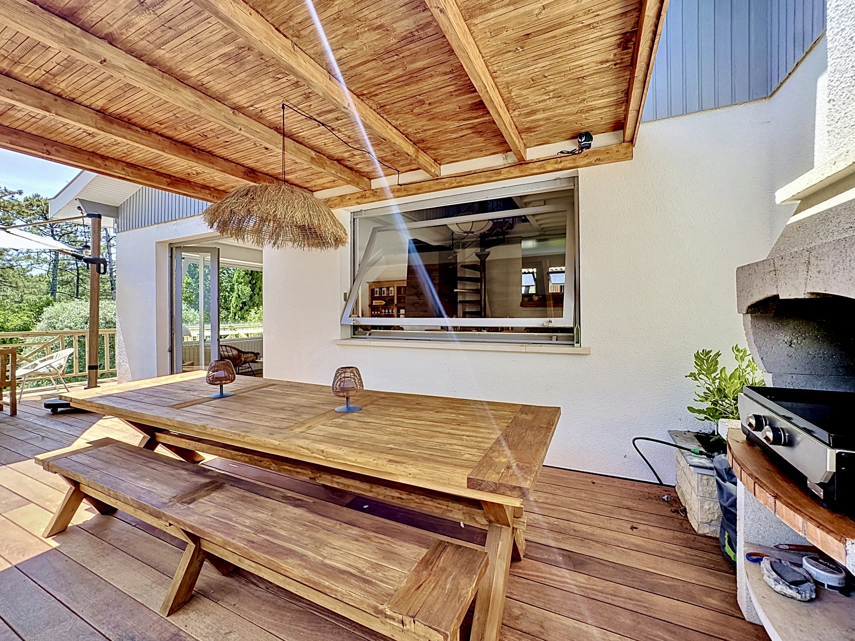 Terrasse pergola